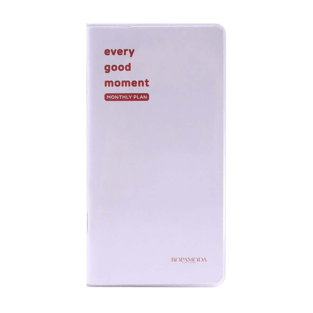 สมุดโน๊ต Ropamoda mini PVC Monthy planner สีแดง